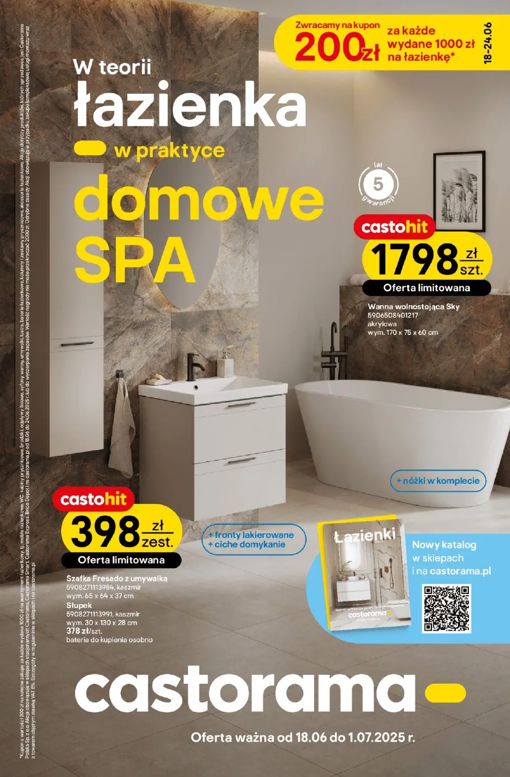 gazetka promocyjna castorama Domowe spa - Strona 1