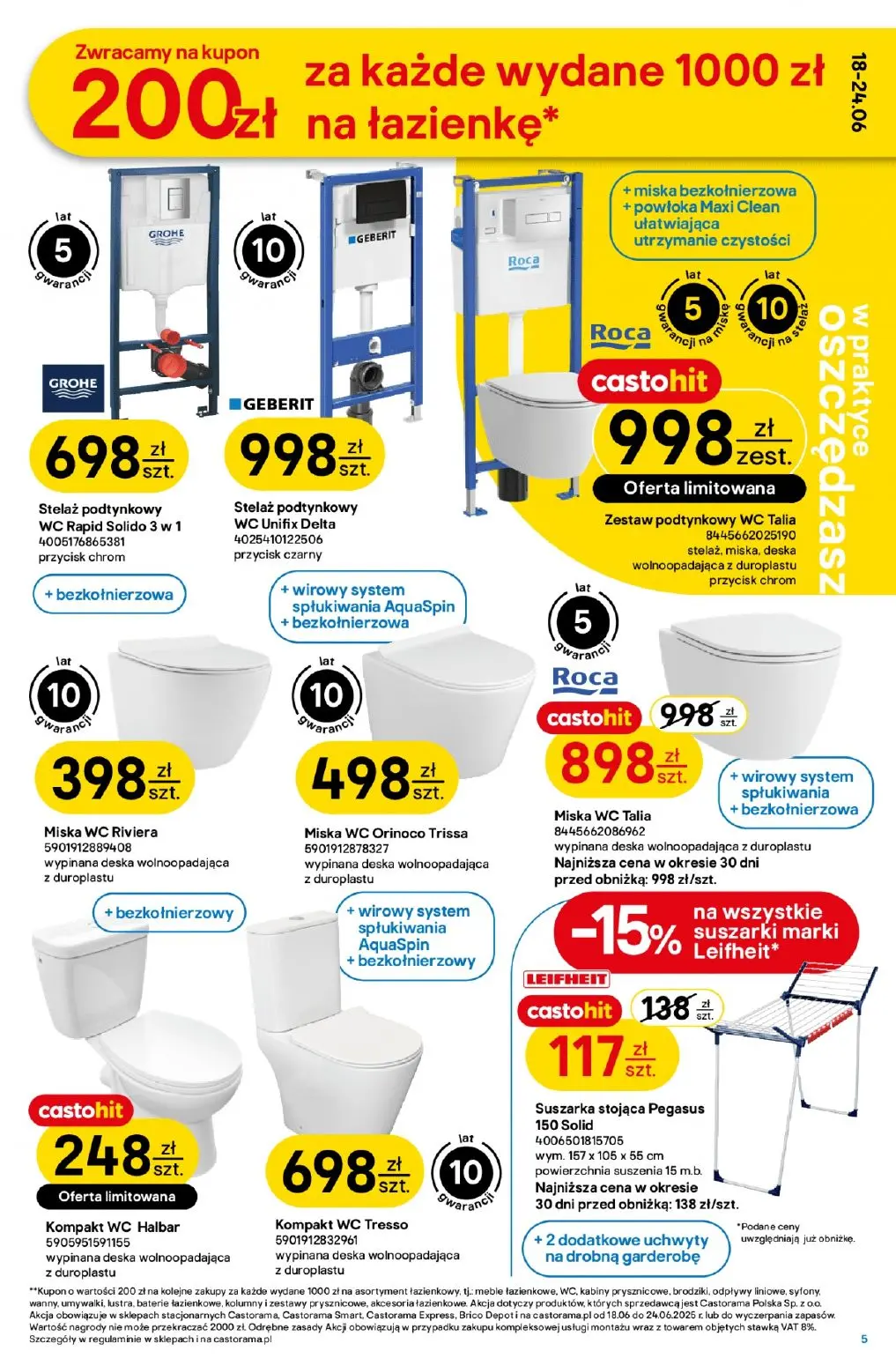 gazetka promocyjna castorama Domowe spa - Strona 5