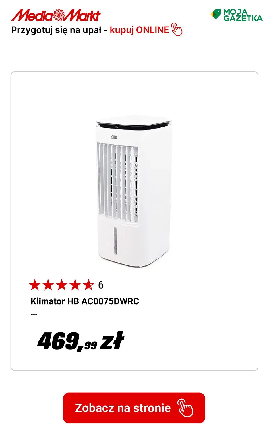 gazetka promocyjna Media Markt Chłodzące OKAZJE na upalne dni! - Strona 5