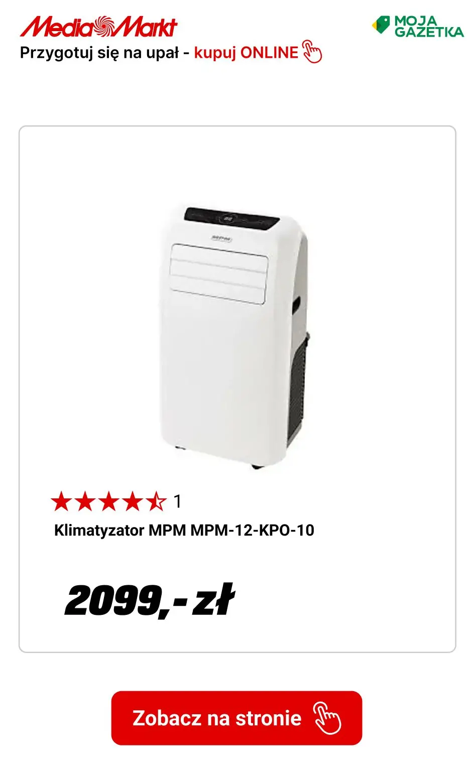 gazetka promocyjna Media Markt Chłodzące OKAZJE na upalne dni! - Strona 14