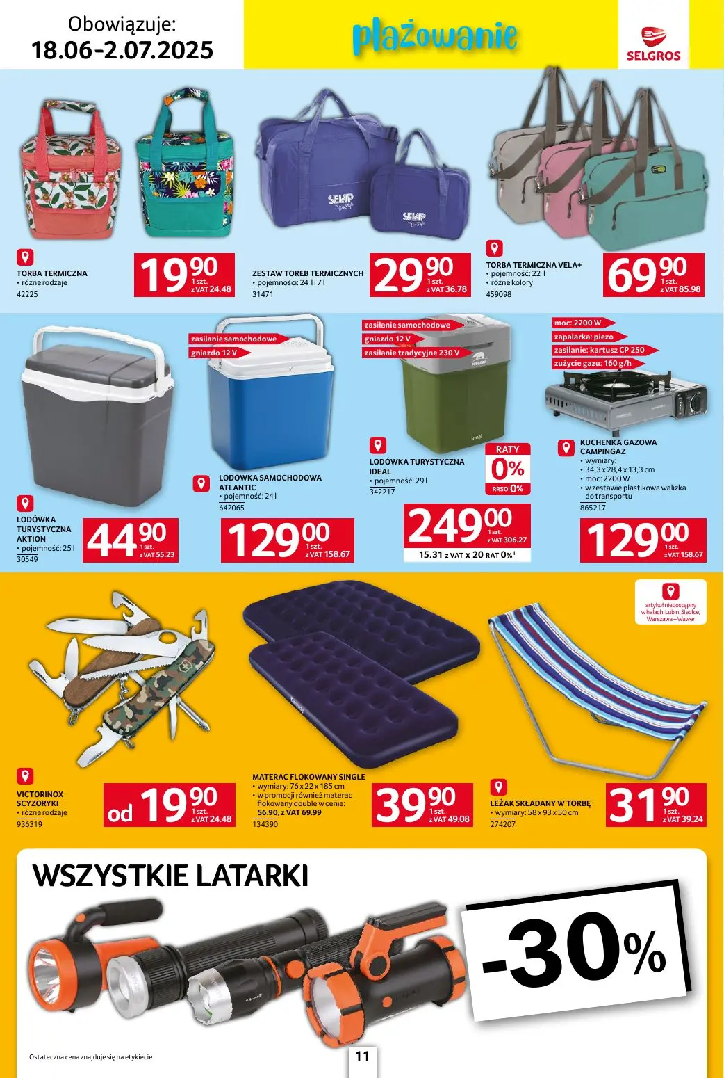 gazetka promocyjna SELGROS Katalog Urlop
- Strona 11