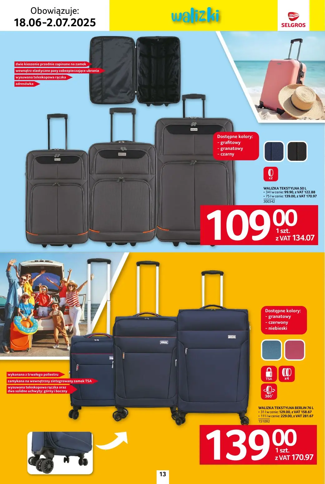 gazetka promocyjna SELGROS Katalog Urlop
- Strona 13