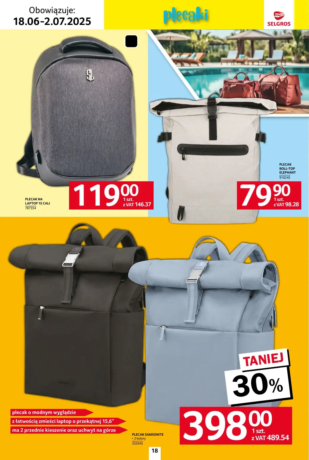 gazetka promocyjna SELGROS Katalog Urlop
- Strona 18