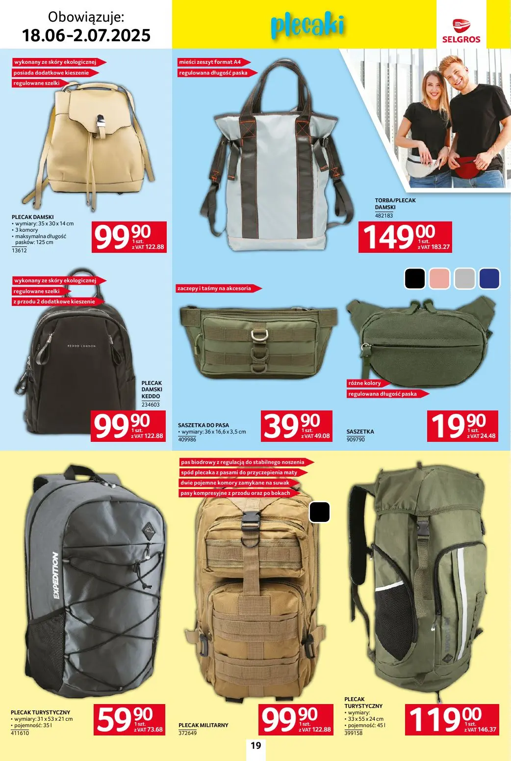 gazetka promocyjna SELGROS Katalog Urlop
- Strona 19
