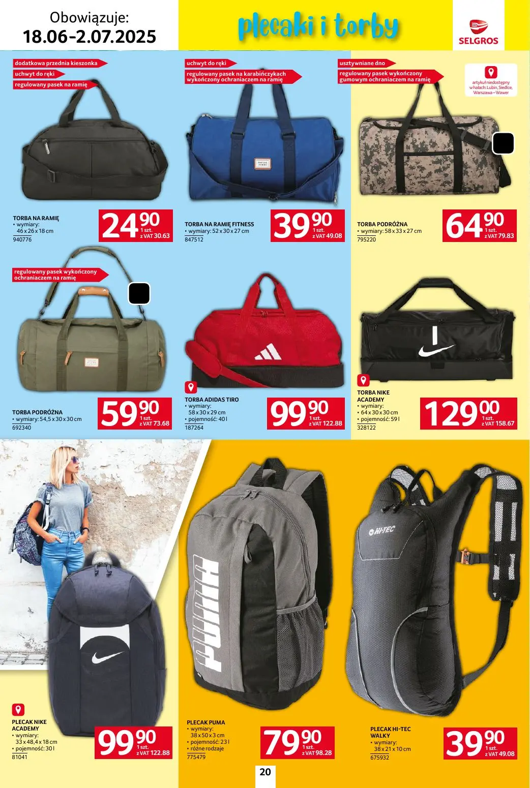gazetka promocyjna SELGROS Katalog Urlop
- Strona 20