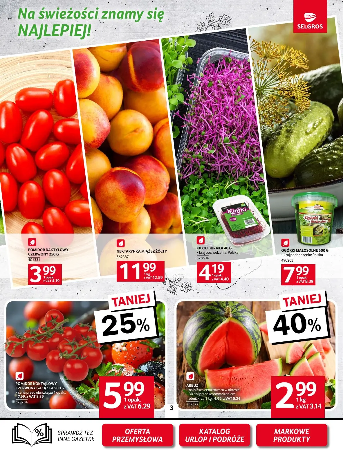 gazetka promocyjna SELGROS Oferta Spożywcza - Strona 3