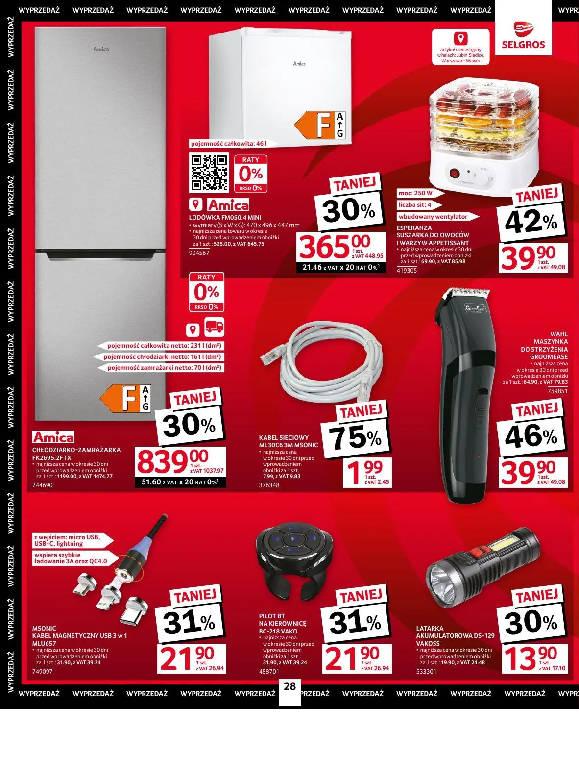 gazetka promocyjna SELGROS Oferta Przemysłowa - Strona 30