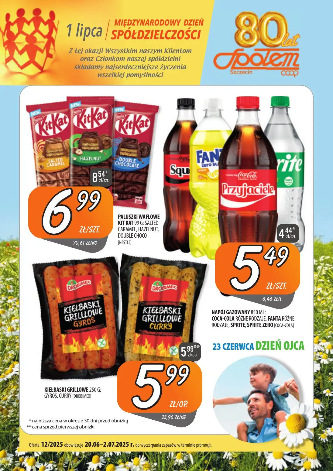 gazetka promocyjna Społem Szczecin 80 lat Społem - Strona 1