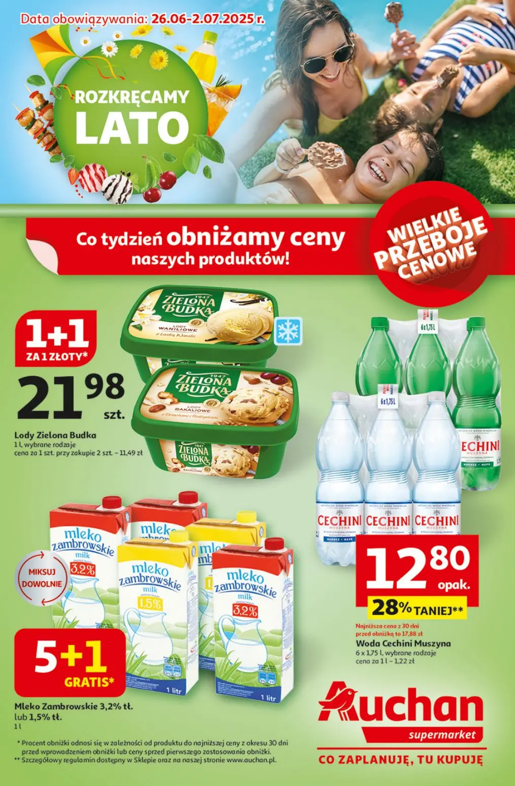 gazetka promocyjna Auchan Supermarket Wielkie przeboje cenowe - Strona 1
