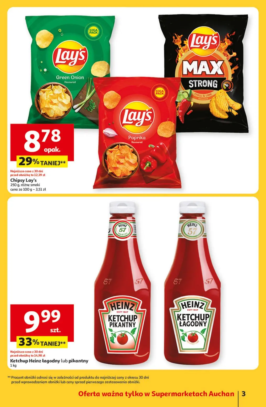 gazetka promocyjna Auchan Supermarket Wielkie przeboje cenowe - Strona 3