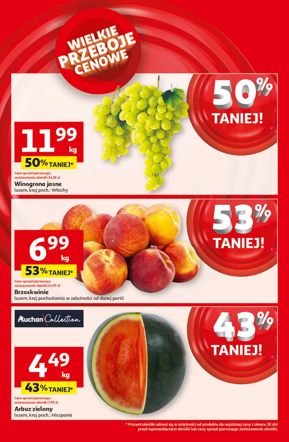 gazetka promocyjna Auchan Supermarket Wielkie przeboje cenowe - Strona 4