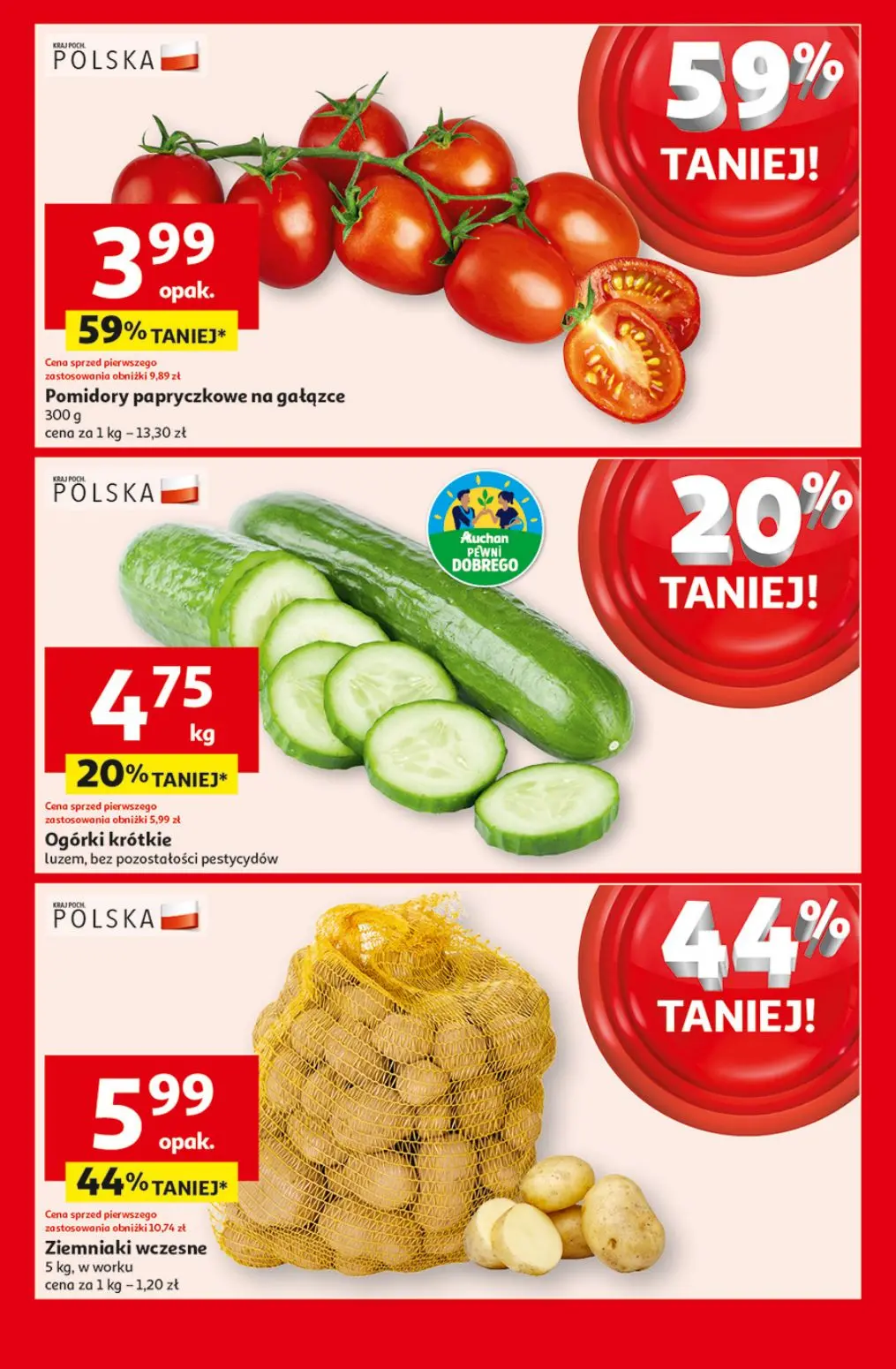 gazetka promocyjna Auchan Supermarket Wielkie przeboje cenowe - Strona 5