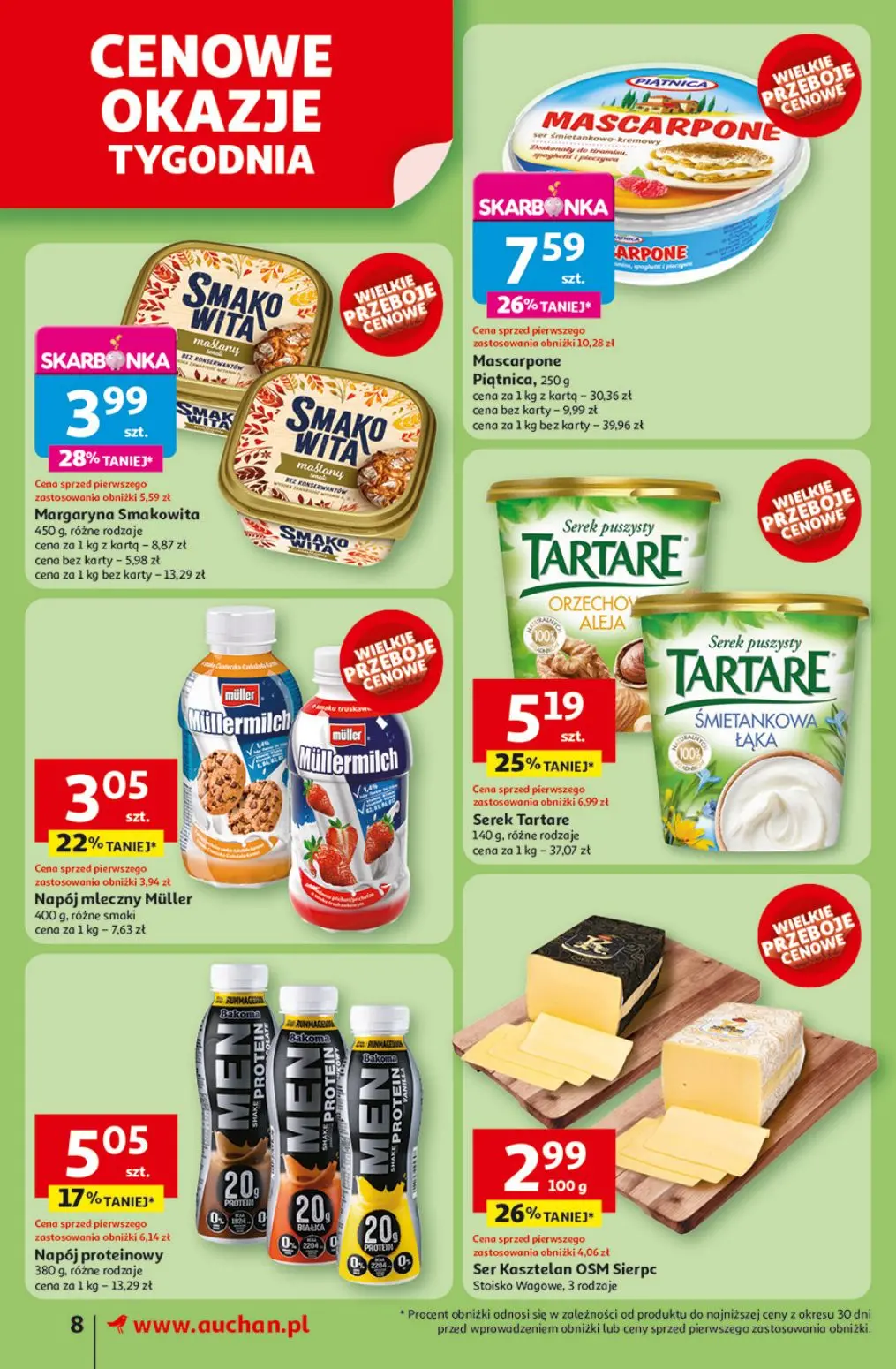 gazetka promocyjna Auchan Supermarket Wielkie przeboje cenowe - Strona 10