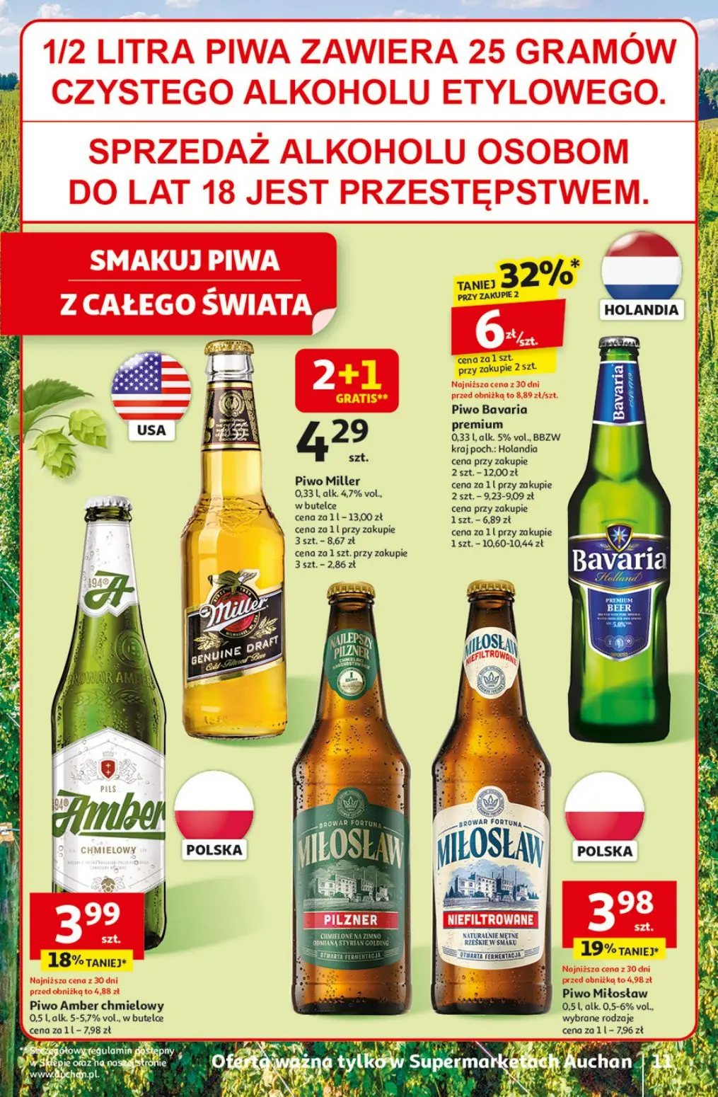 gazetka promocyjna Auchan Supermarket Wielkie przeboje cenowe - Strona 13