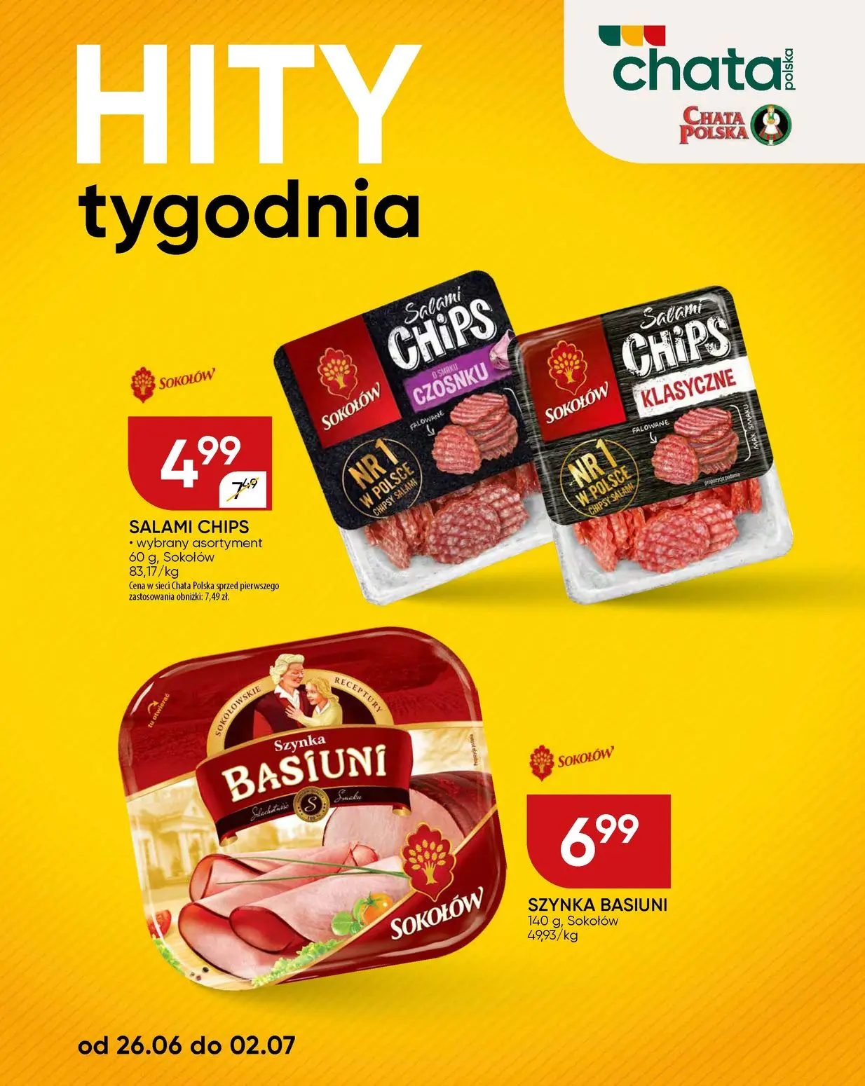 gazetka promocyjna Chata Polska Hity tygodnia - Strona 1