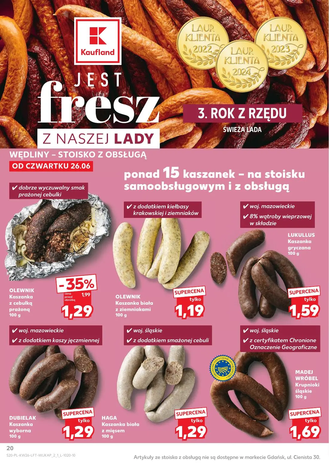 gazetka promocyjna Kaufland Jest fresz - Strona 20
