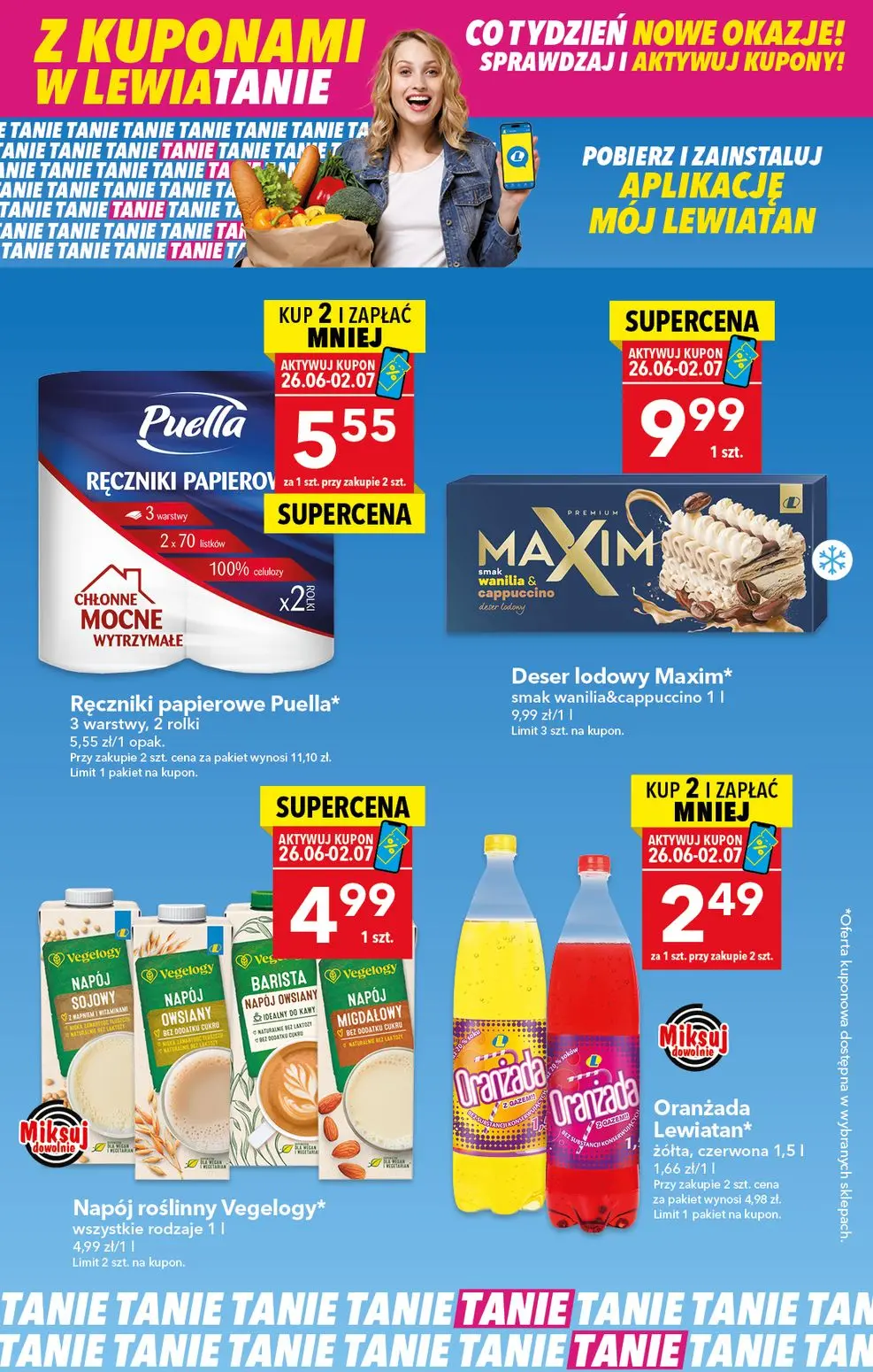 gazetka promocyjna LEWIATAN Z kuponami w Lewiatanie - Strona 1