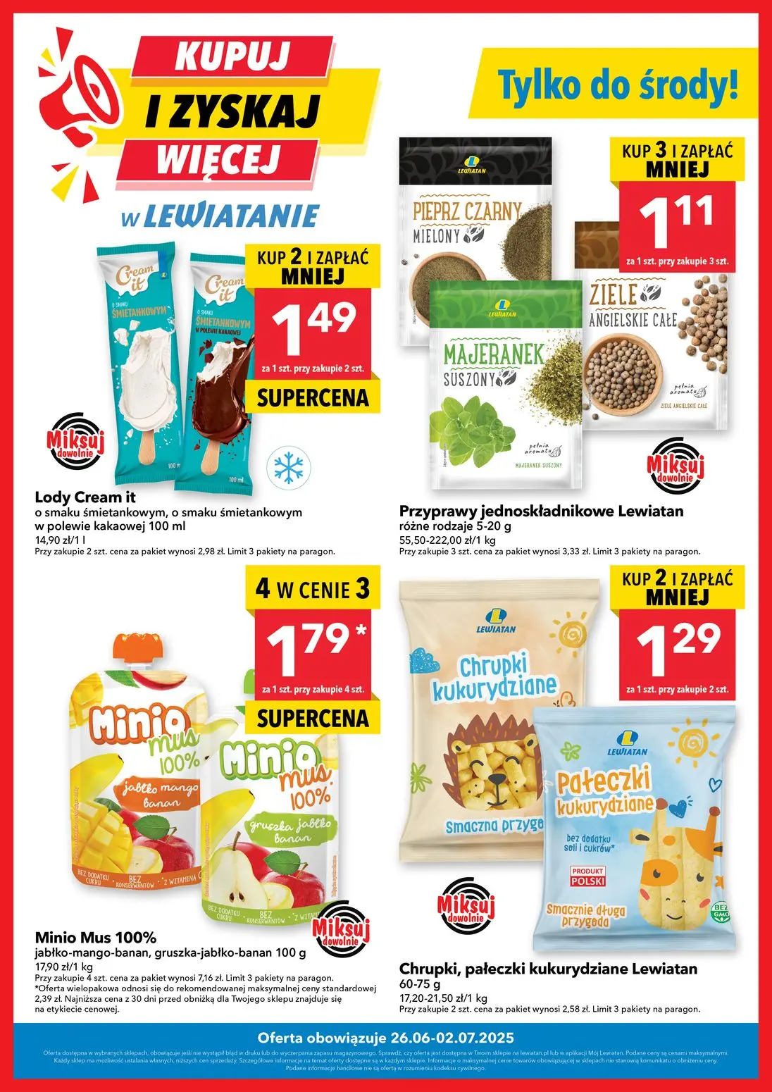 gazetka promocyjna LEWIATAN Kupuj i zyskaj więcej - Strona 1