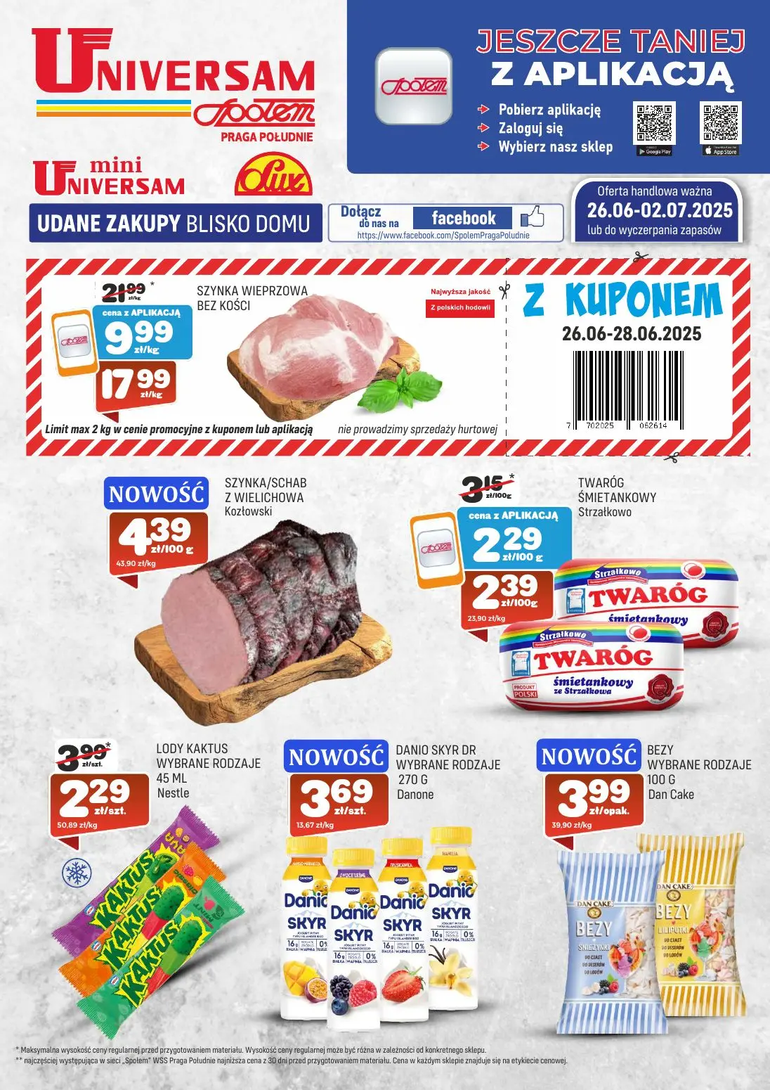 gazetka promocyjna Społem Praga Udane zakupy blisko domu - Strona 1