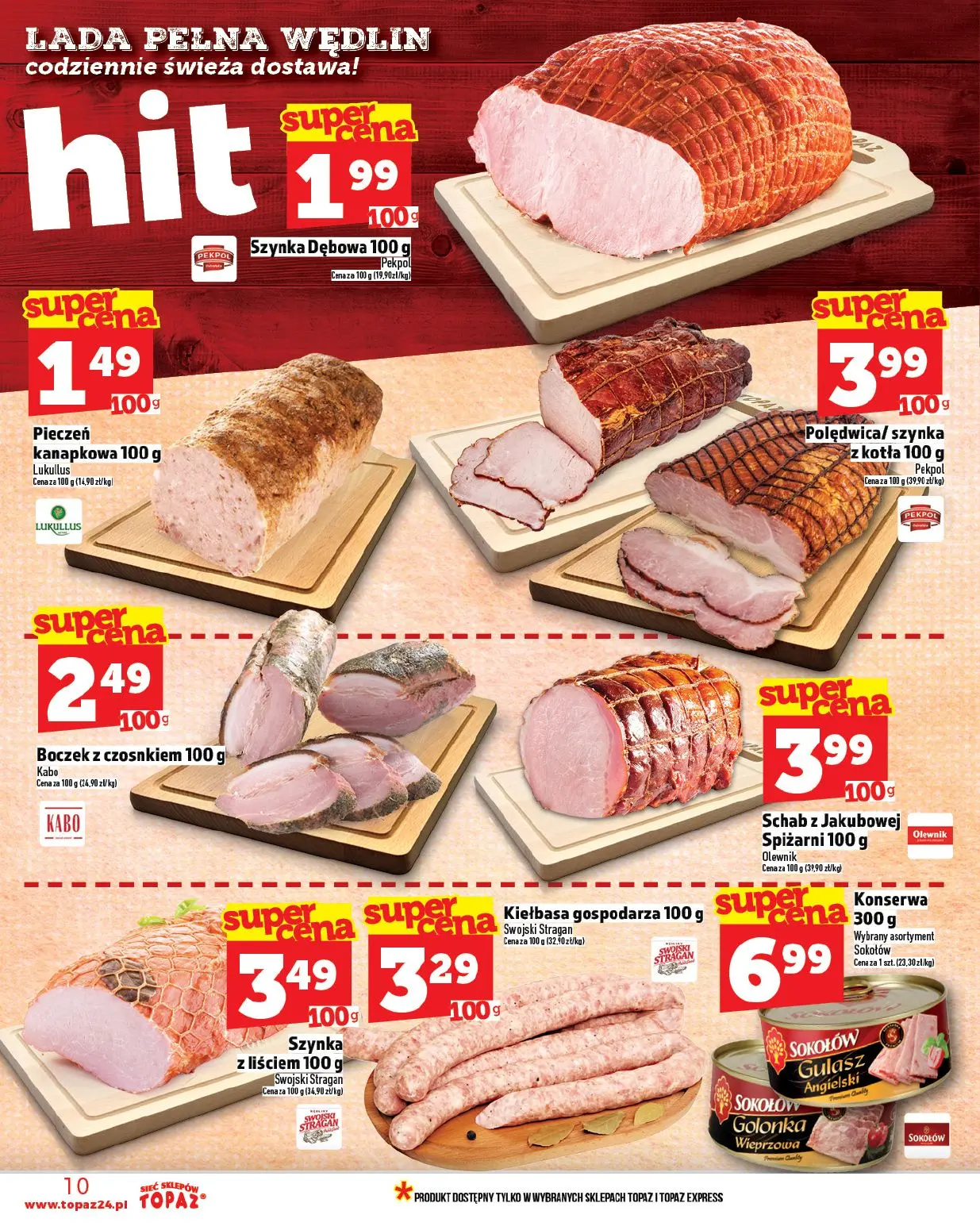 gazetka promocyjna Topaz Warszawa - Strona 10