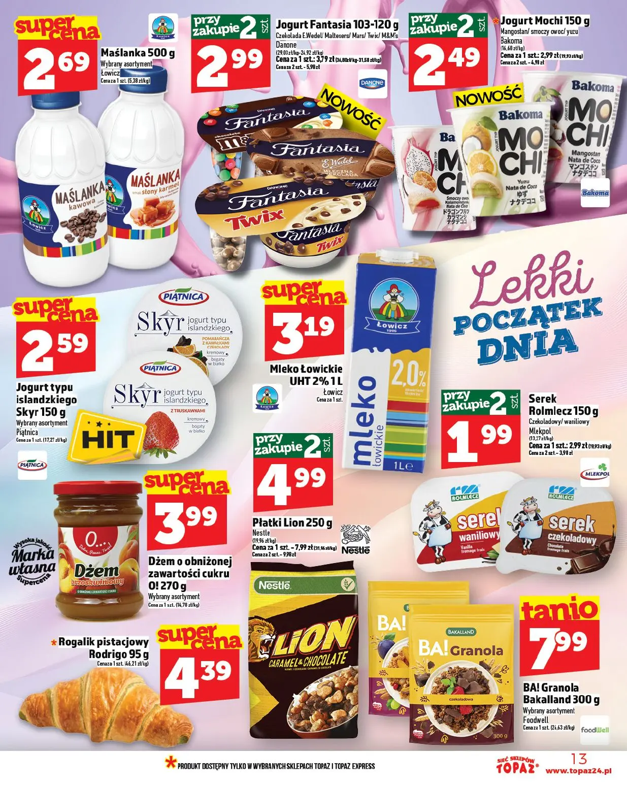 gazetka promocyjna Topaz Warszawa - Strona 13