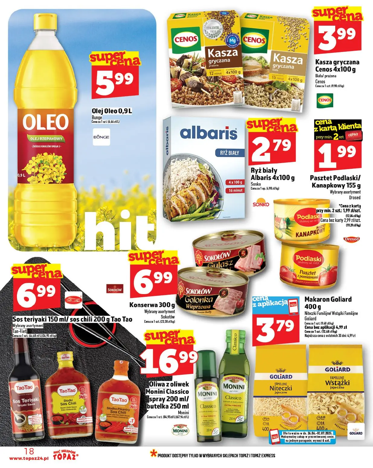 gazetka promocyjna Topaz Ceny małe - Strona 18