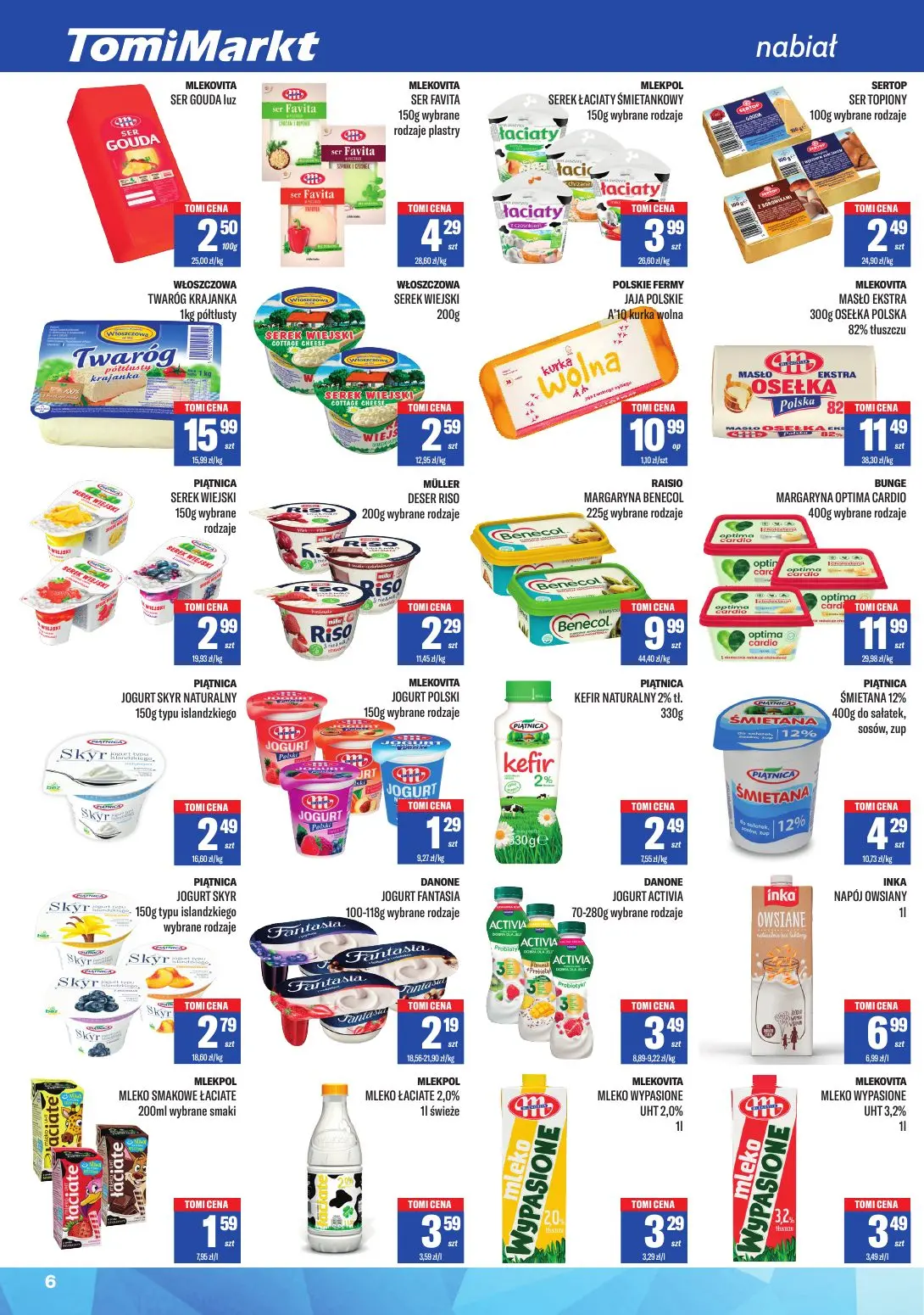gazetka promocyjna Tomi Markt Twój sklep na co dzień - Strona 6