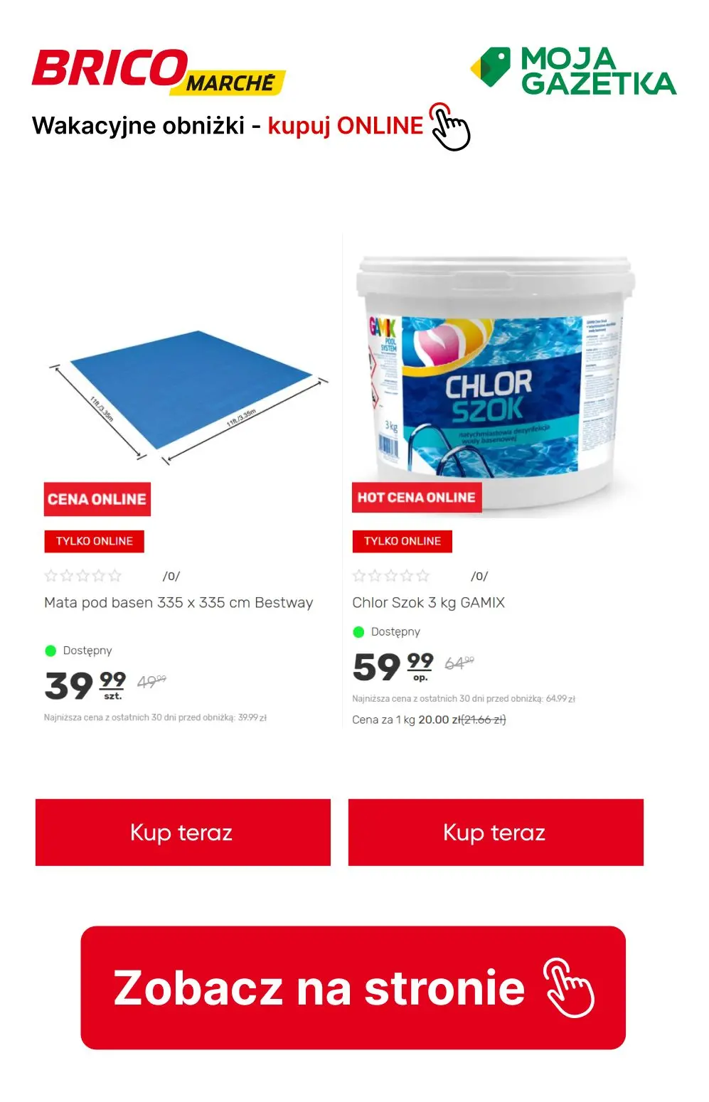 gazetka promocyjna BRICOMARCHE Wakacyjne OBNIŻKI! - świetne ceny na wakacyjne produkty. - Strona 3