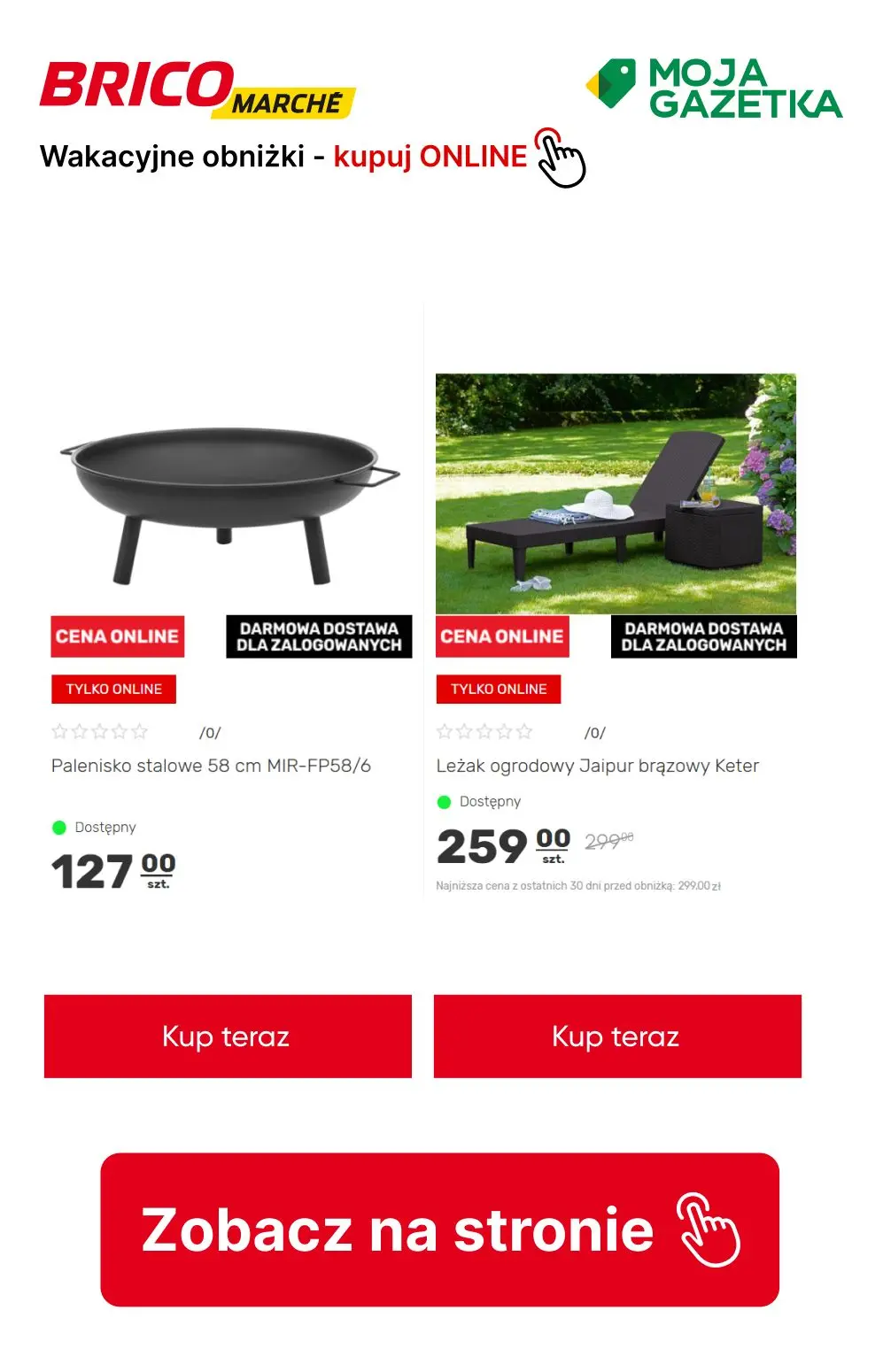 gazetka promocyjna BRICOMARCHE Wakacyjne OBNIŻKI! - świetne ceny na wakacyjne produkty. - Strona 4