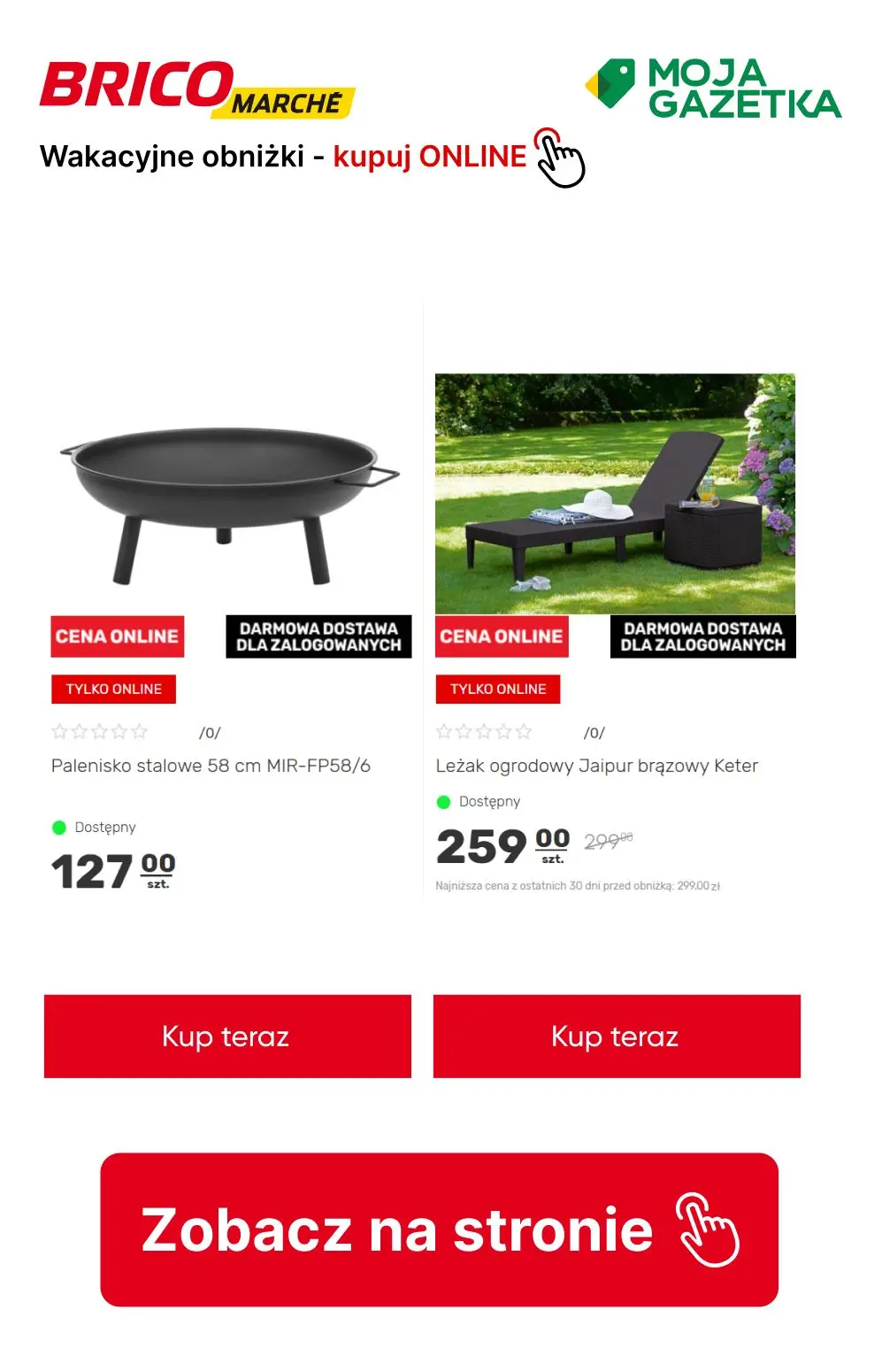 gazetka promocyjna BRICOMARCHE Wakacyjne OBNIŻKI! - świetne ceny na wakacyjne produkty. - Strona 5
