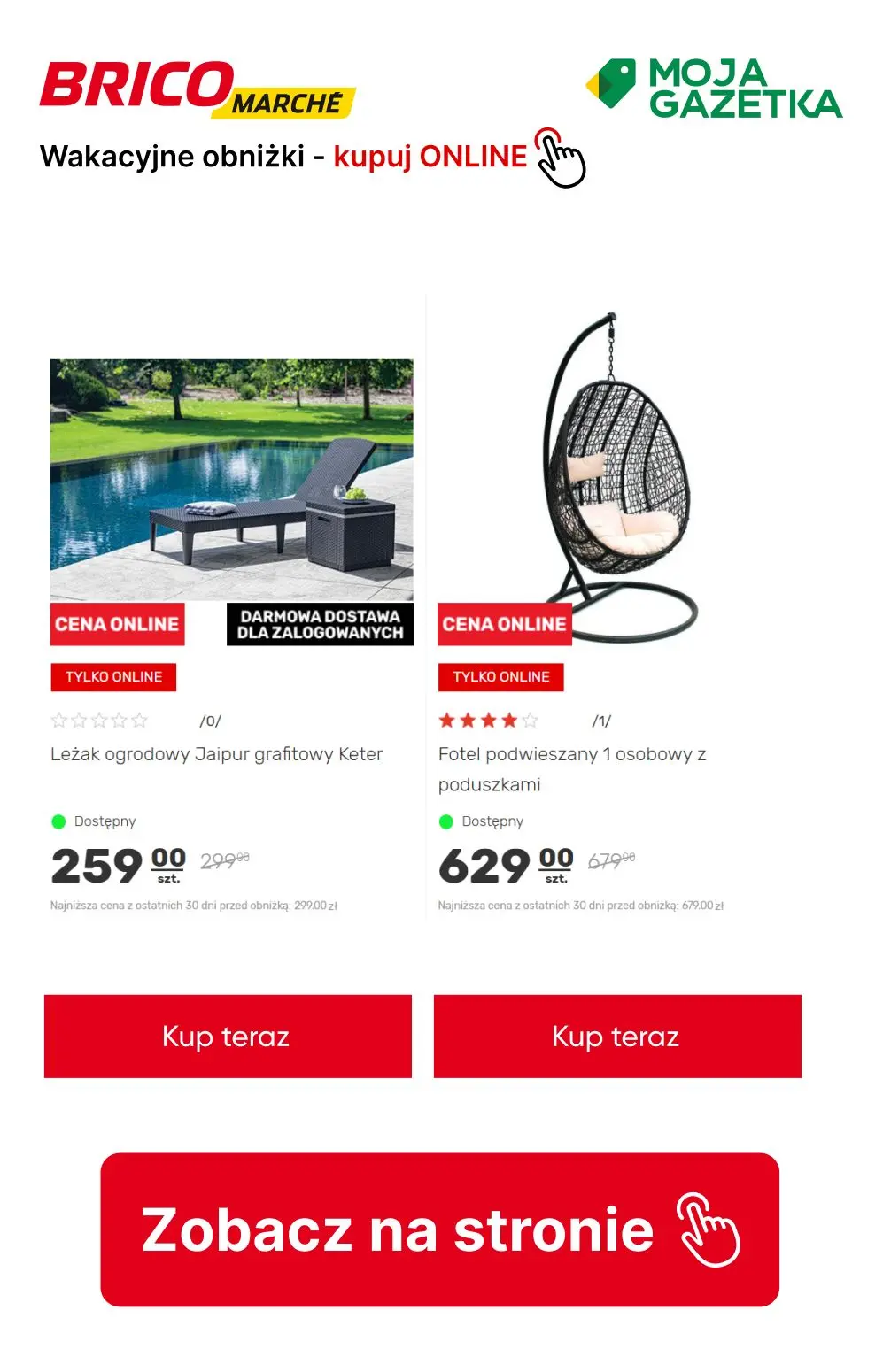 gazetka promocyjna BRICOMARCHE Wakacyjne OBNIŻKI! - świetne ceny na wakacyjne produkty. - Strona 6