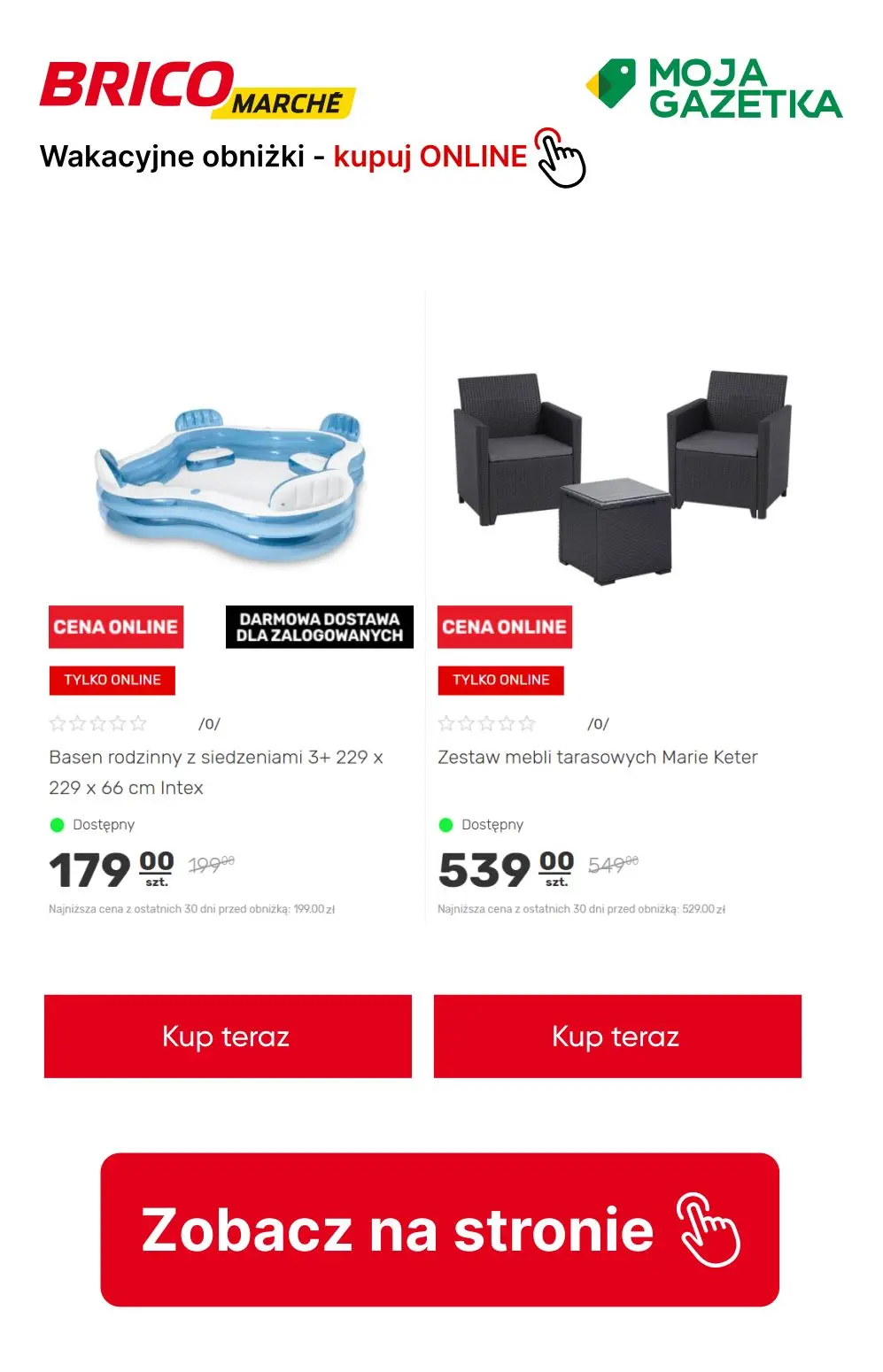 gazetka promocyjna BRICOMARCHE Wakacyjne OBNIŻKI! - świetne ceny na wakacyjne produkty. - Strona 8