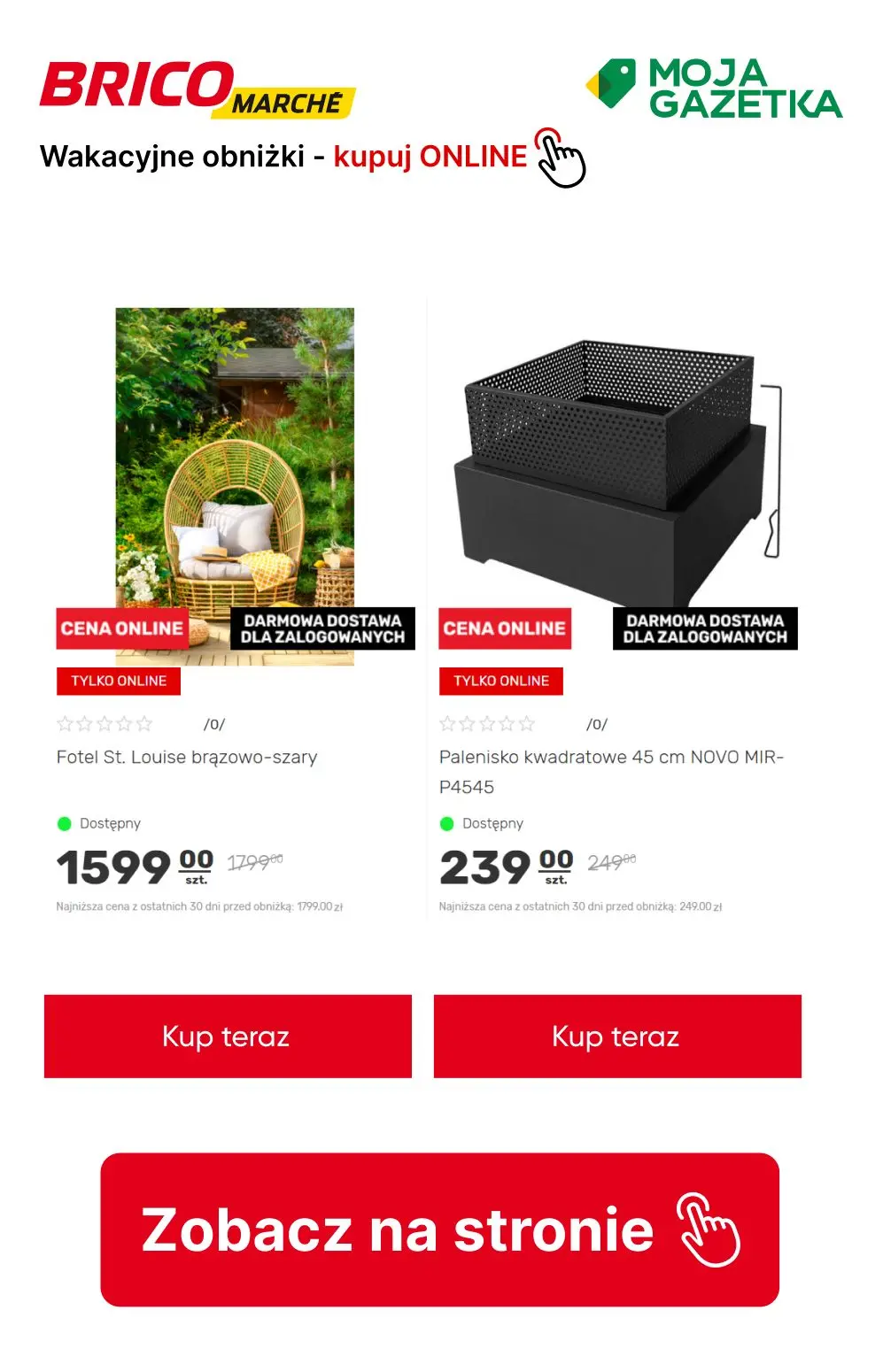 gazetka promocyjna BRICOMARCHE Wakacyjne OBNIŻKI! - świetne ceny na wakacyjne produkty. - Strona 13