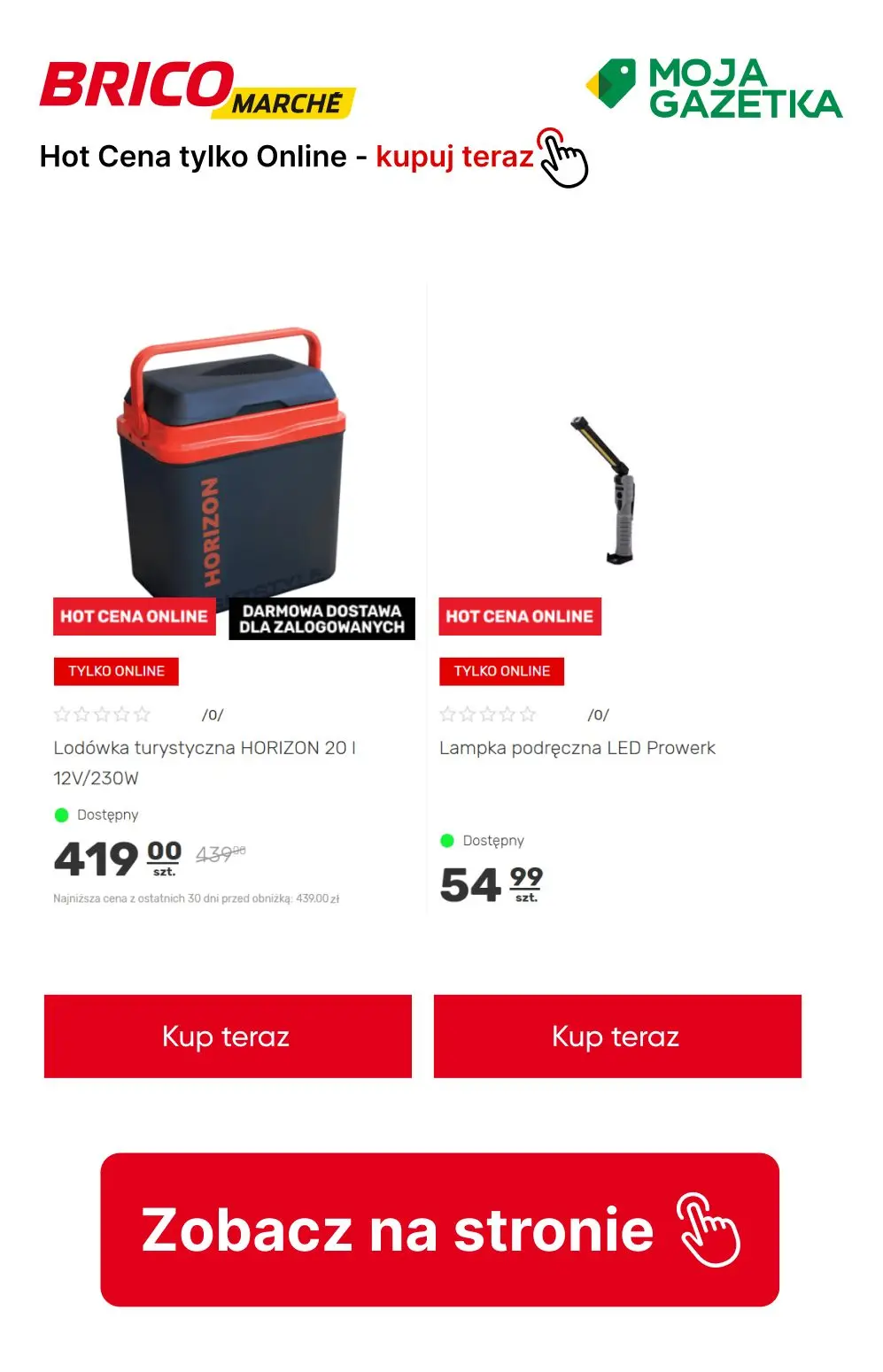 gazetka promocyjna BRICOMARCHE Hot Ceny ONLINE - Sprawdź super ceny i kupuj ONLINE! - Strona 12