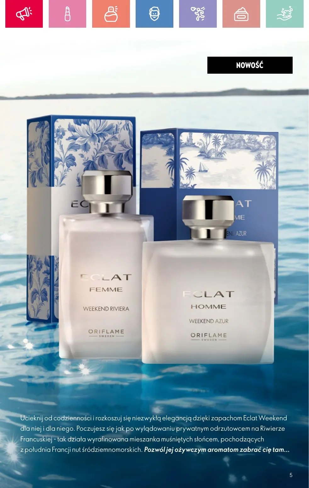 gazetka promocyjna ORIFLAME RELAKS NA RIWIERZE - Strona 5