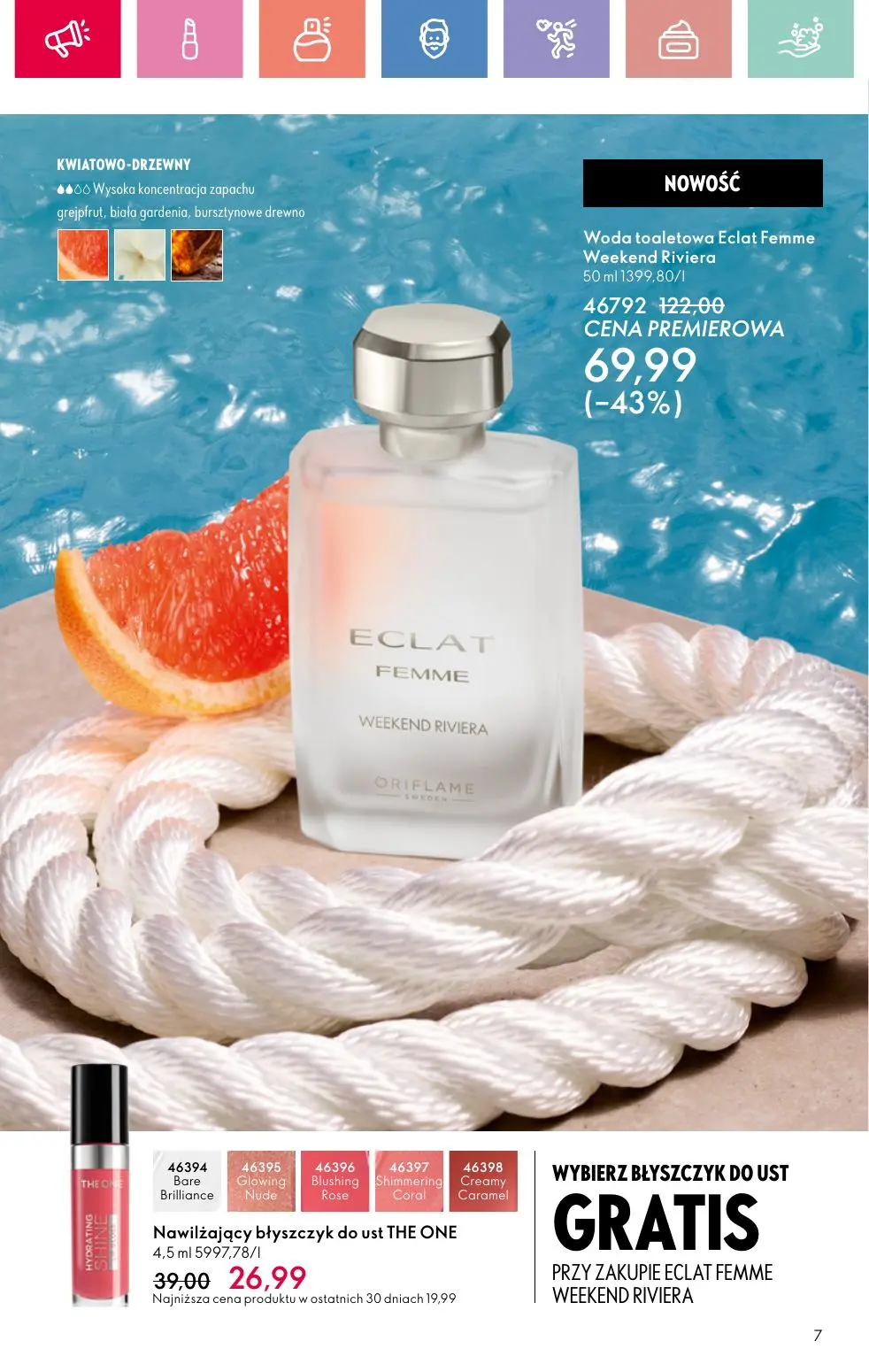 gazetka promocyjna ORIFLAME RELAKS NA RIWIERZE - Strona 7