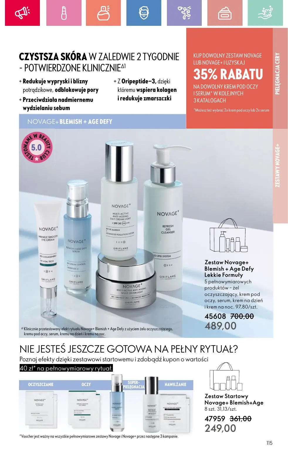 gazetka promocyjna ORIFLAME RELAKS NA RIWIERZE - Strona 115