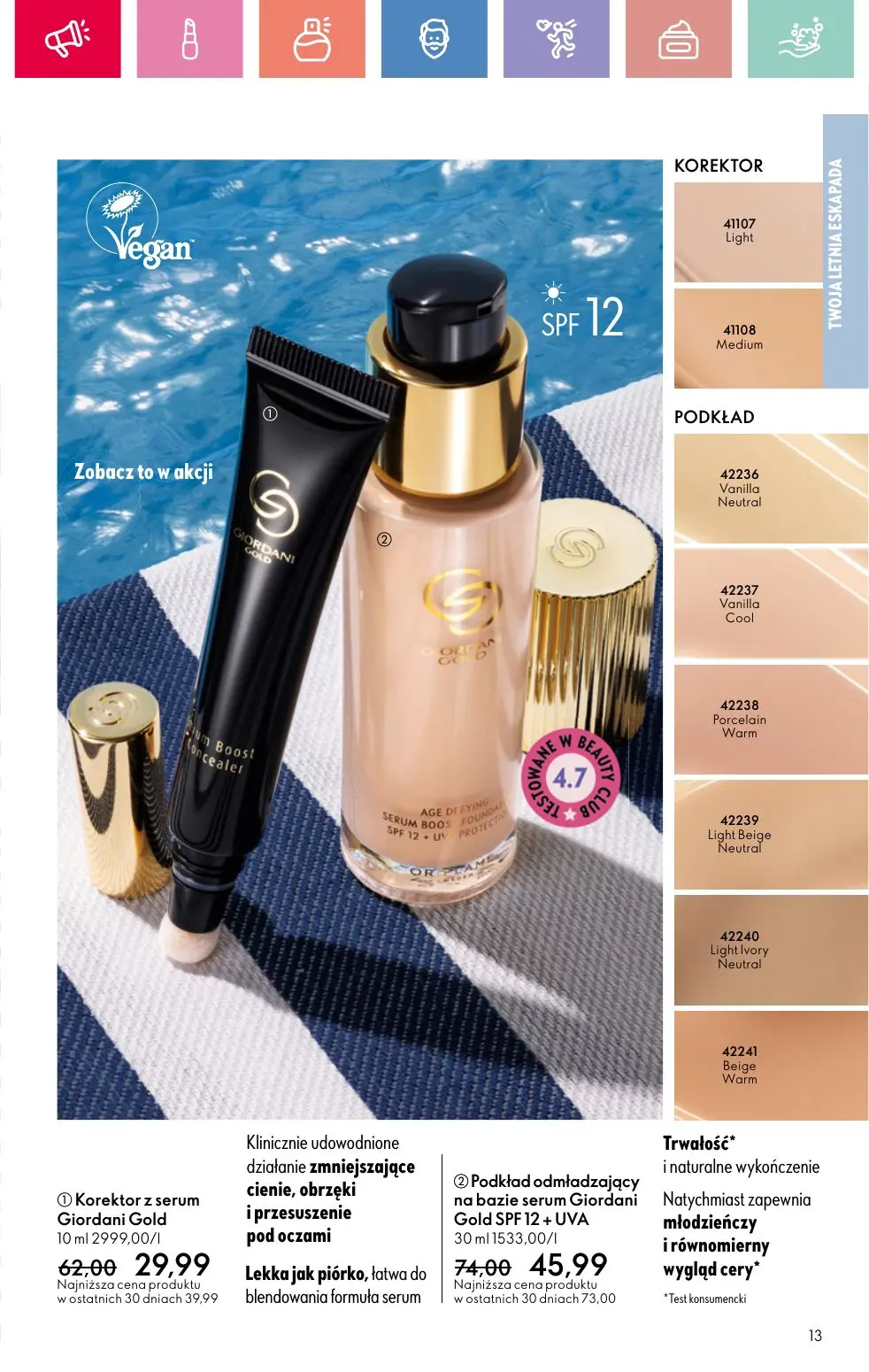 gazetka promocyjna ORIFLAME RELAKS NA RIWIERZE - Strona 13