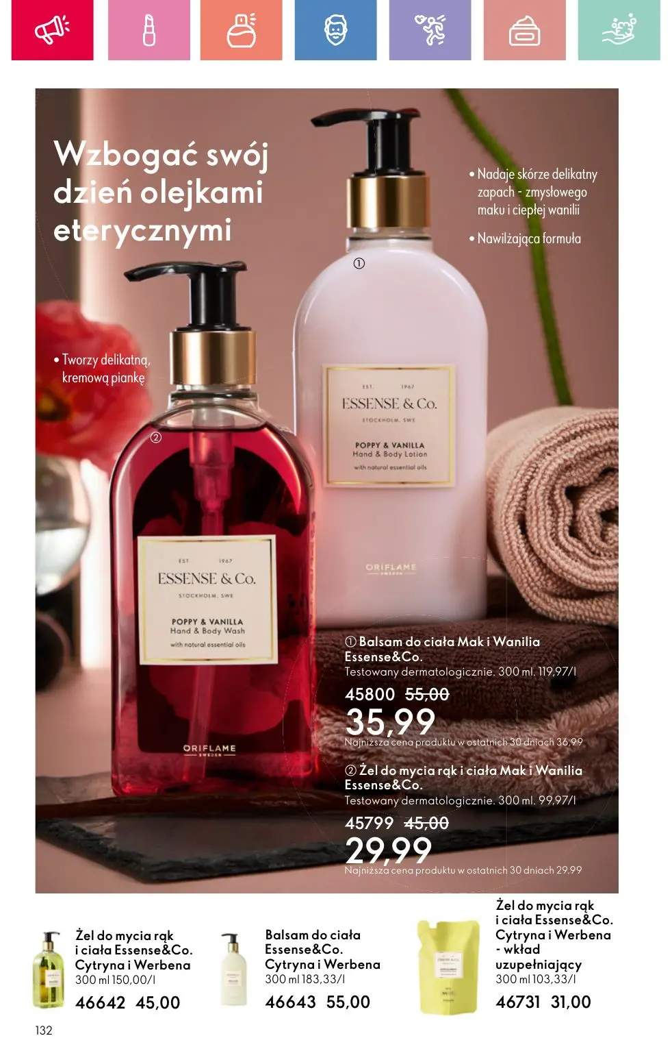 gazetka promocyjna ORIFLAME RELAKS NA RIWIERZE - Strona 132