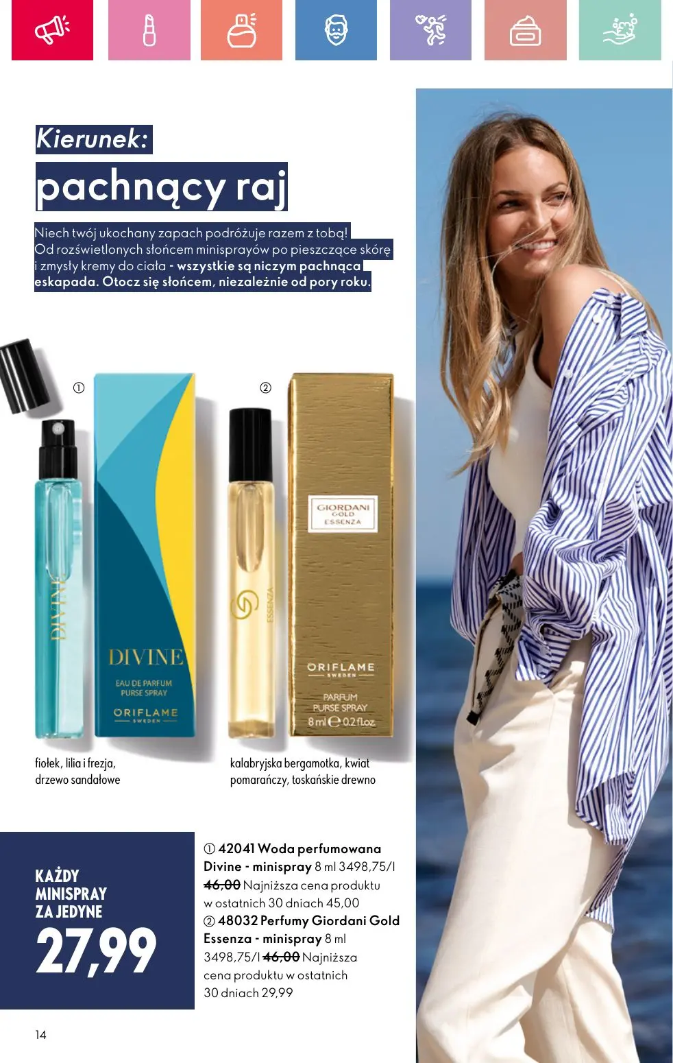 gazetka promocyjna ORIFLAME RELAKS NA RIWIERZE - Strona 14