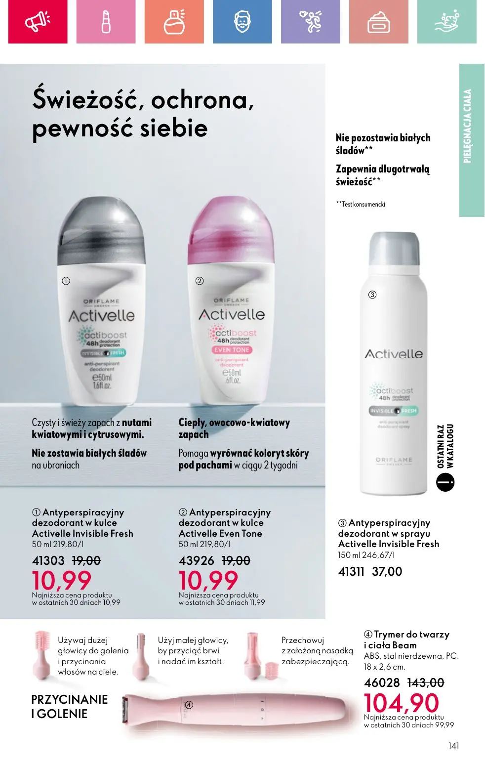 gazetka promocyjna ORIFLAME RELAKS NA RIWIERZE - Strona 141