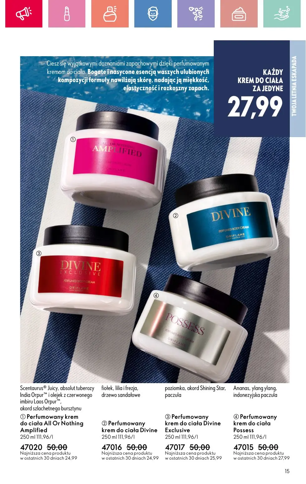 gazetka promocyjna ORIFLAME RELAKS NA RIWIERZE - Strona 15