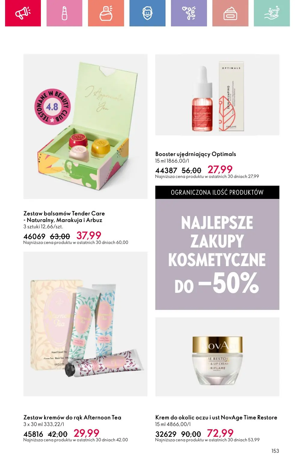 gazetka promocyjna ORIFLAME RELAKS NA RIWIERZE - Strona 153