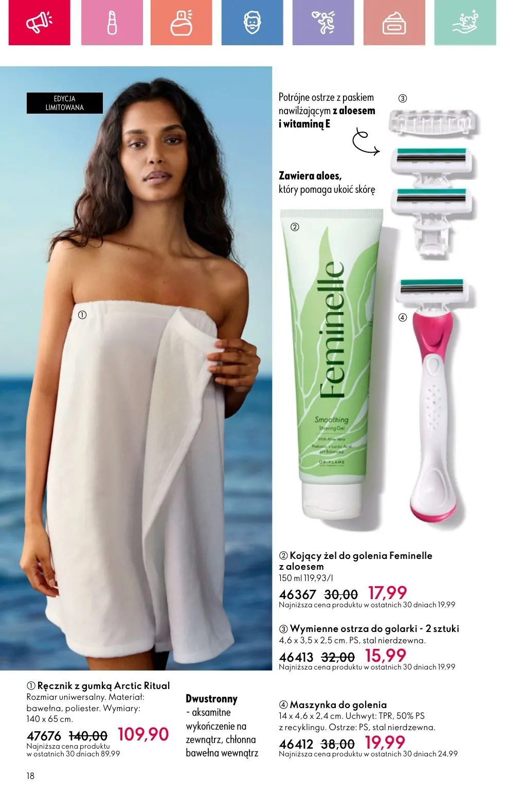 gazetka promocyjna ORIFLAME RELAKS NA RIWIERZE - Strona 18