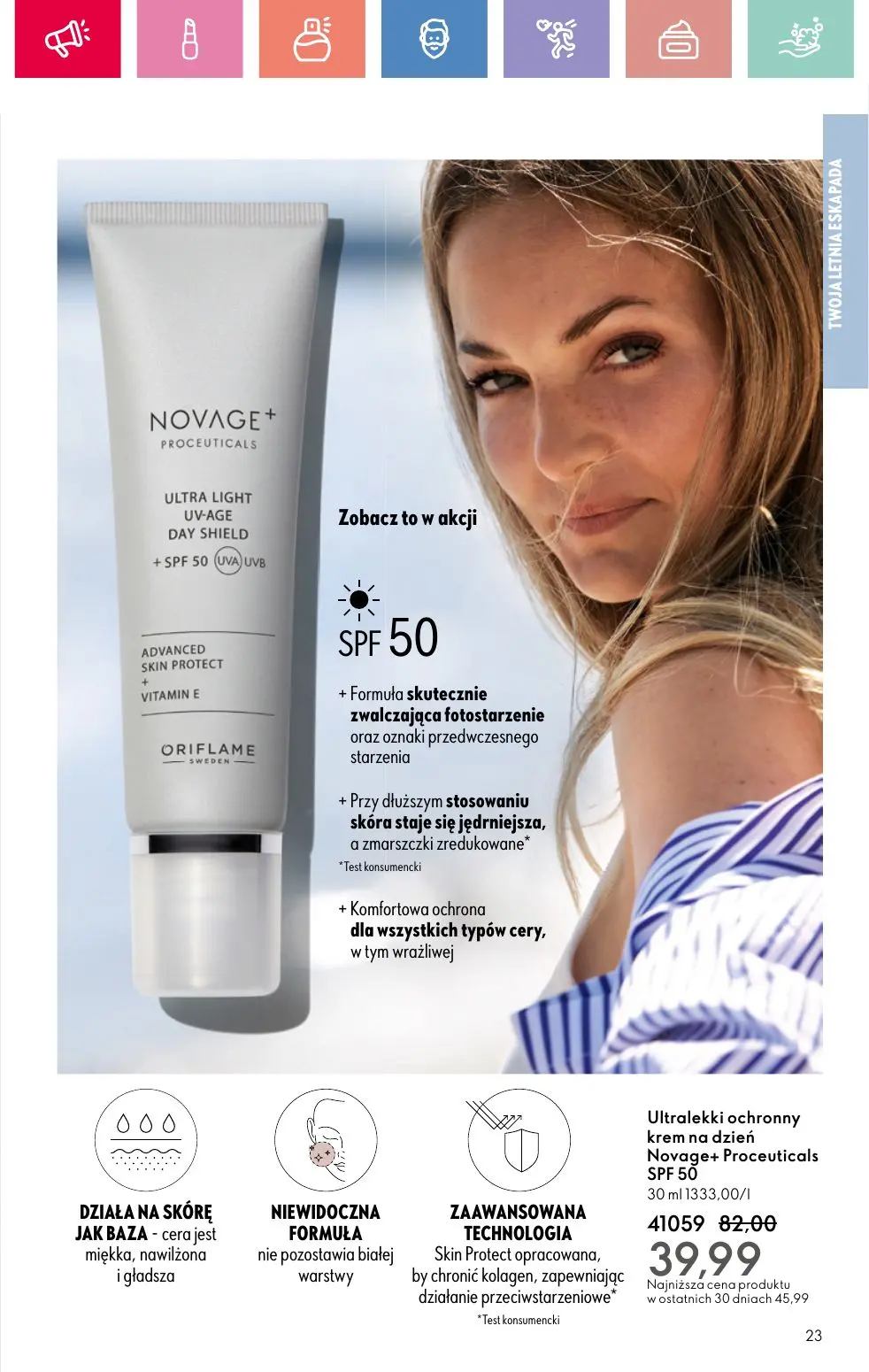 gazetka promocyjna ORIFLAME RELAKS NA RIWIERZE - Strona 23