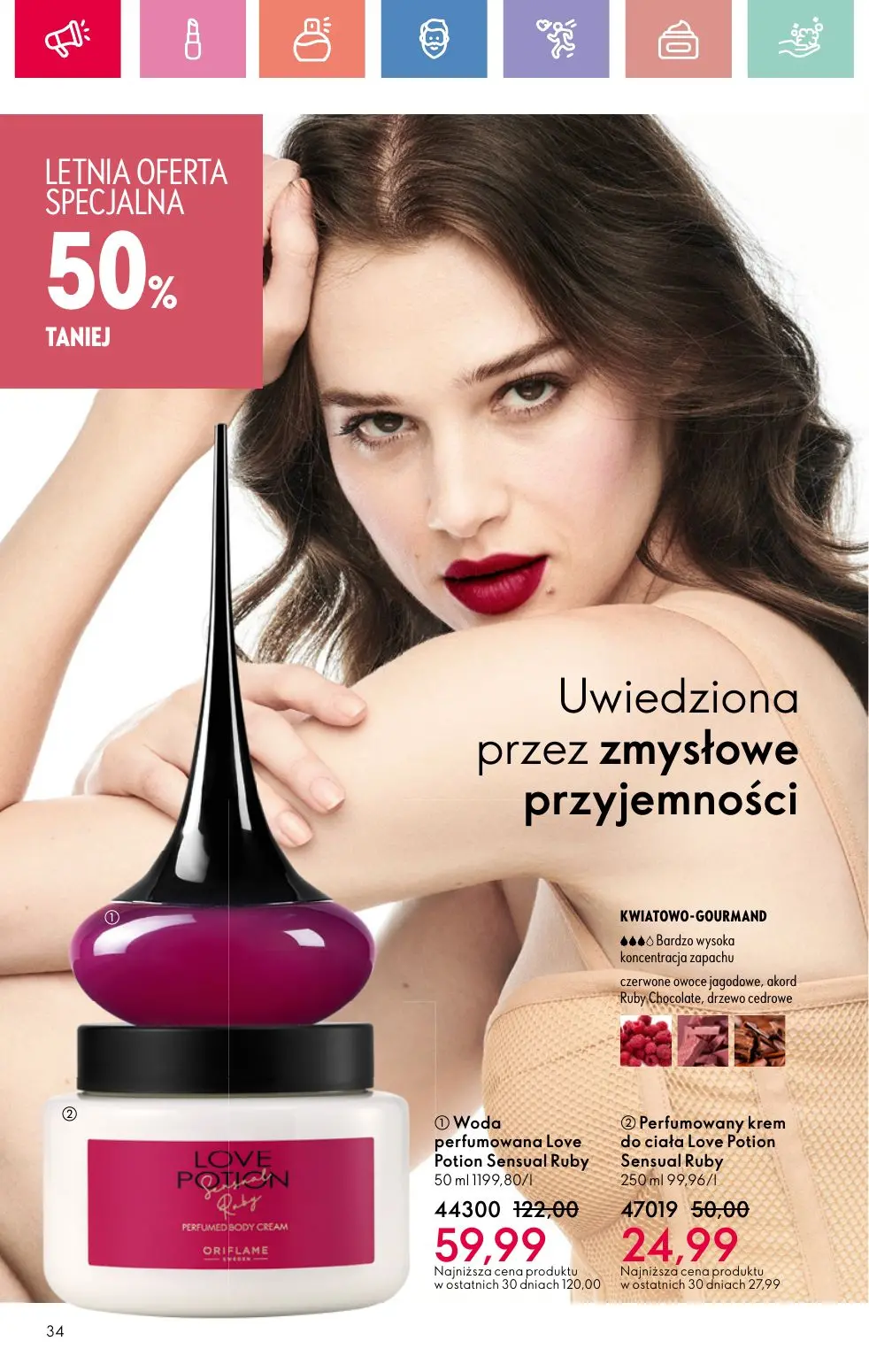 gazetka promocyjna ORIFLAME RELAKS NA RIWIERZE - Strona 34