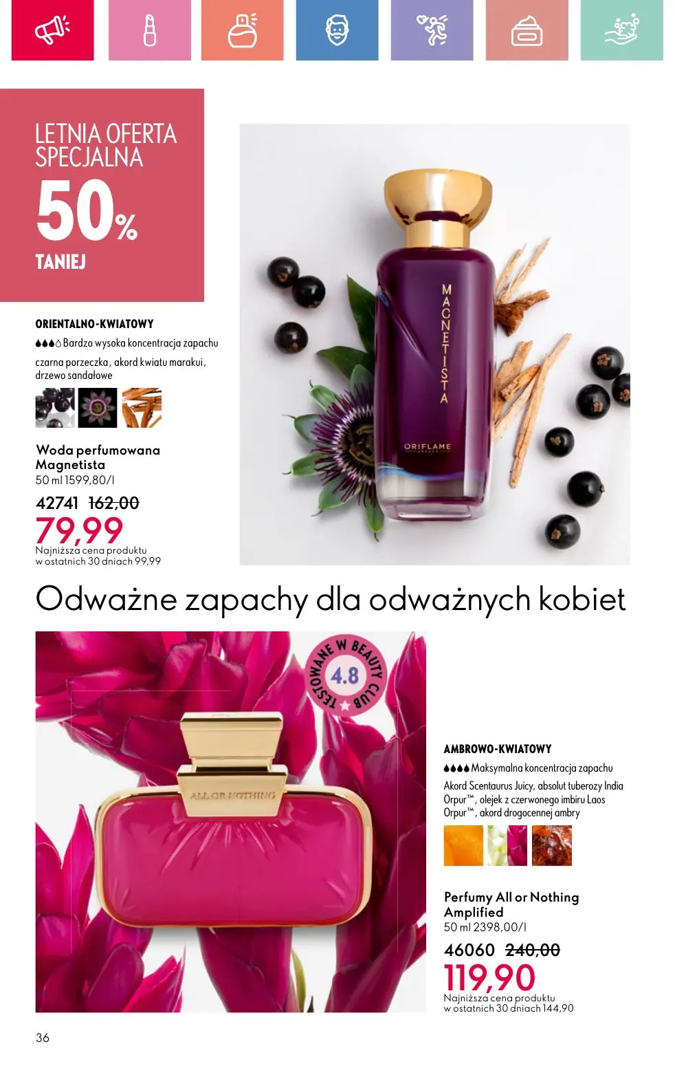 gazetka promocyjna ORIFLAME RELAKS NA RIWIERZE - Strona 36