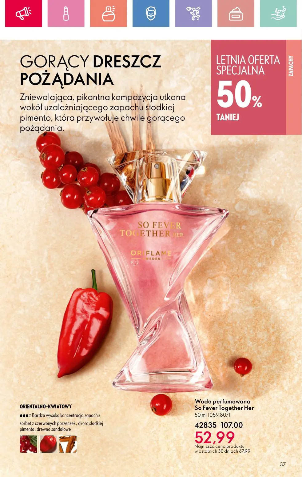 gazetka promocyjna ORIFLAME RELAKS NA RIWIERZE - Strona 37