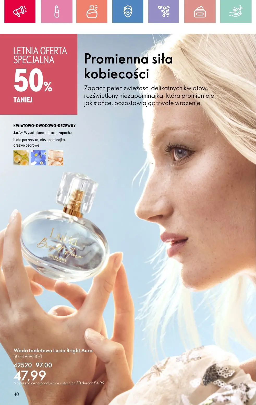 gazetka promocyjna ORIFLAME RELAKS NA RIWIERZE - Strona 40