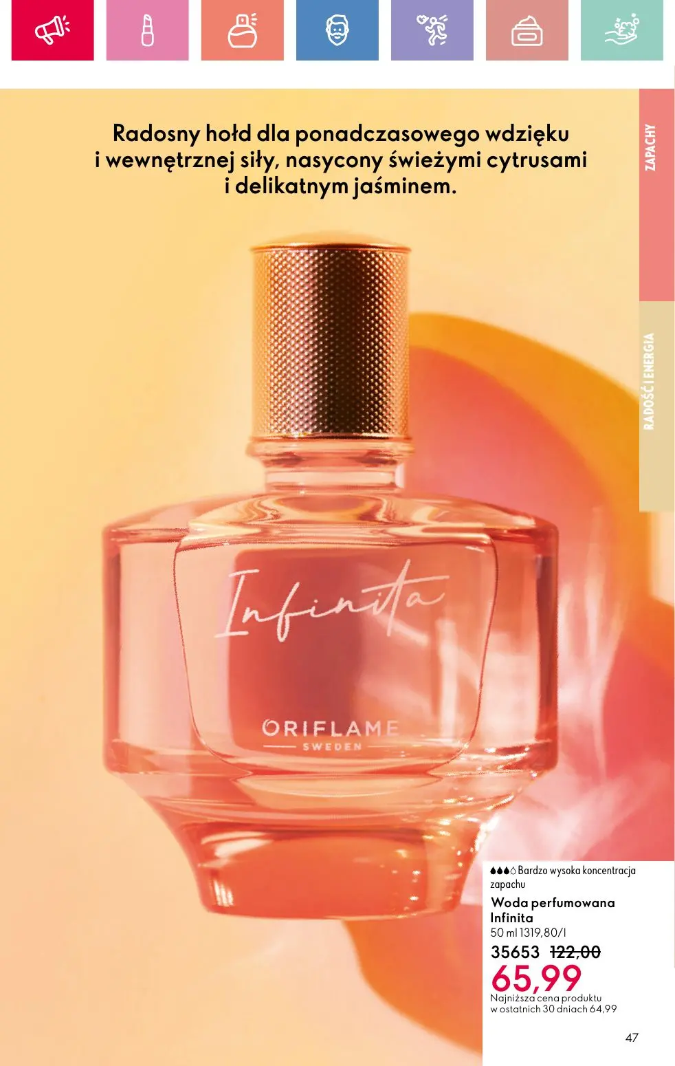 gazetka promocyjna ORIFLAME RELAKS NA RIWIERZE - Strona 47